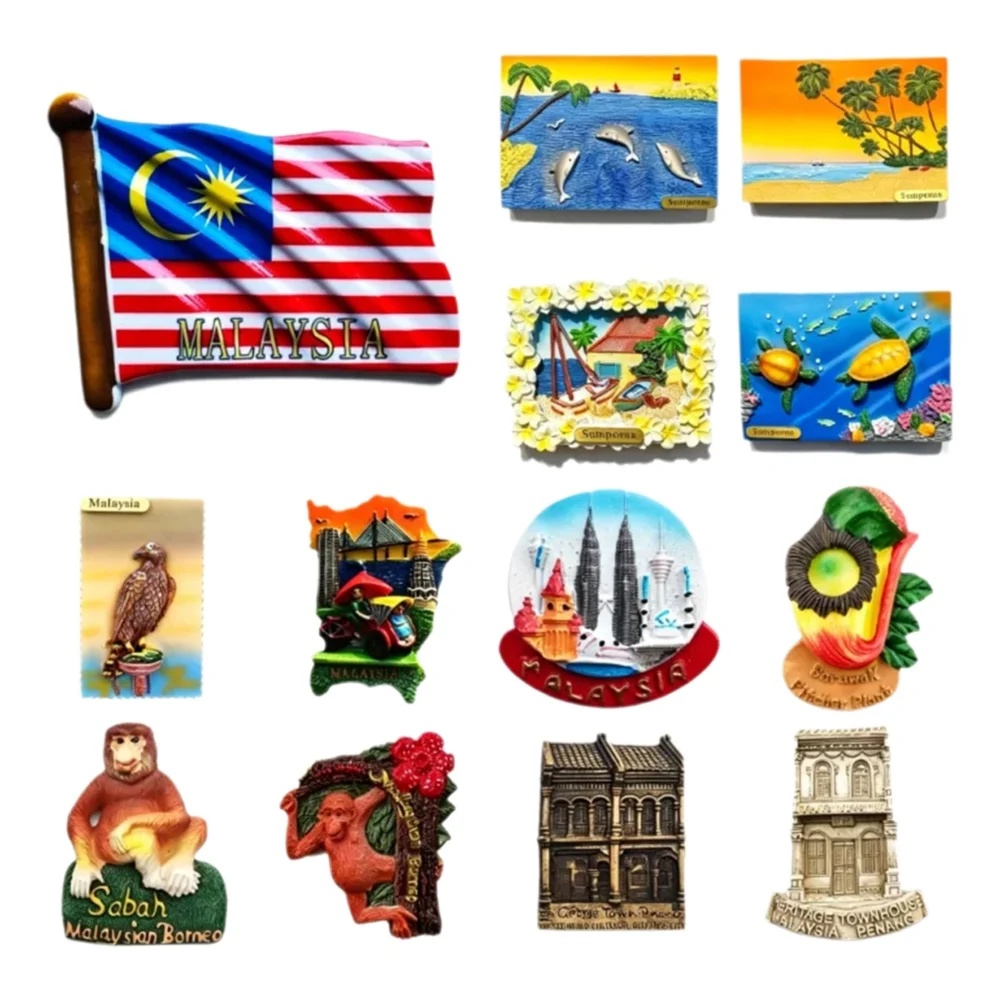 Malaysia 3D Fridge Magnets, Ku - Home Decor Kuala Lumpur recension och pris