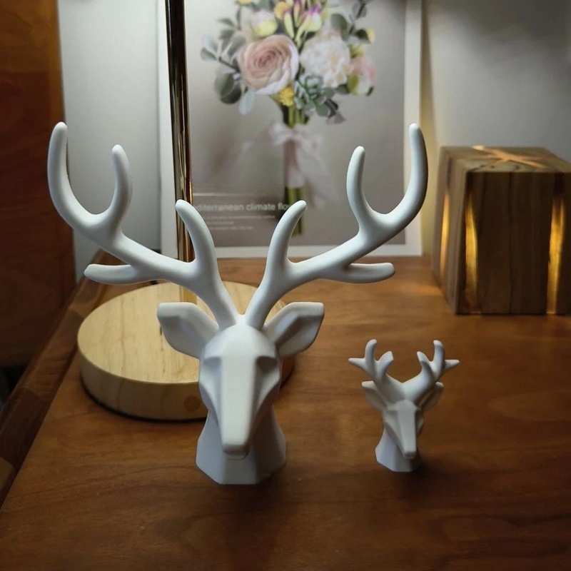 2 Pieces of Deer Antlers Ornam - Home Decor Handicraft recension och pris