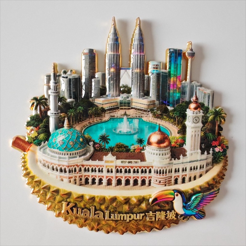 Malaysia Fridge Magnets Metal  - Home Decor Kuala Lumpur recension och pris