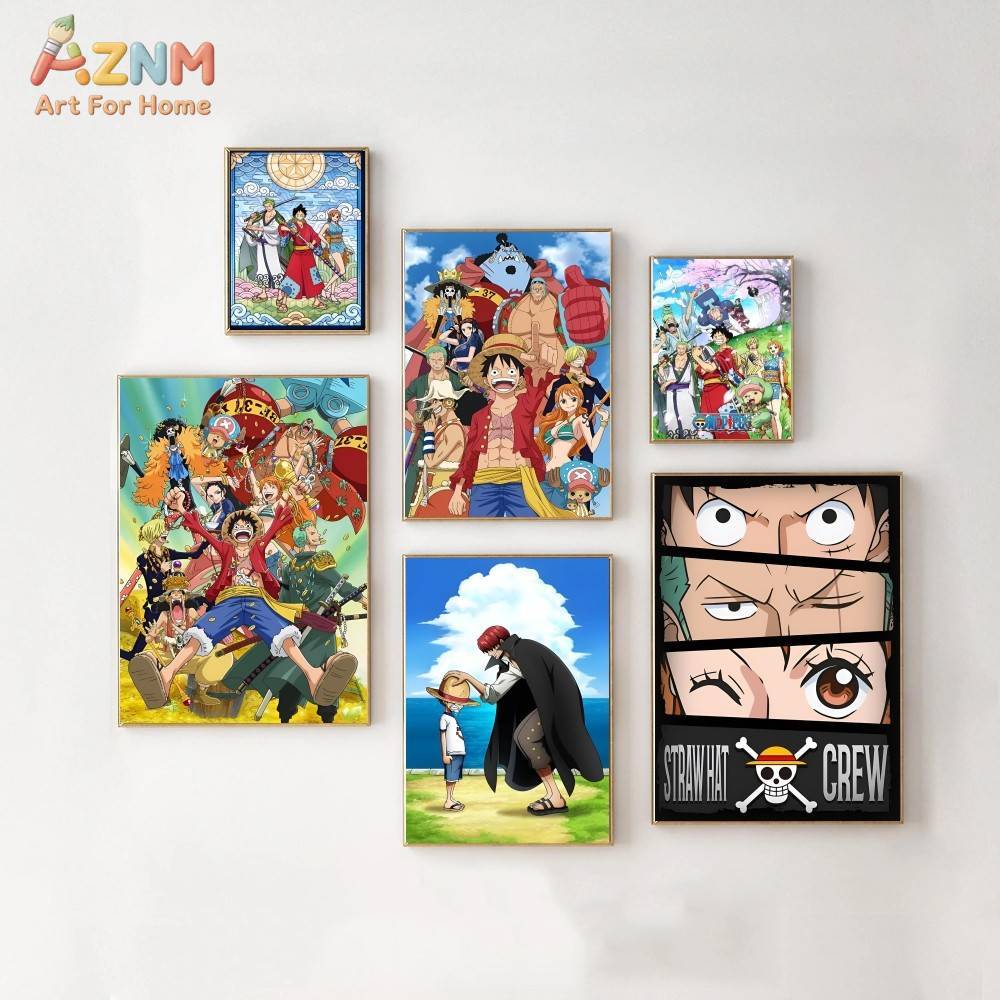 AZNM One Piece Unframed Canvas - Geometric Wall Art recension och pris