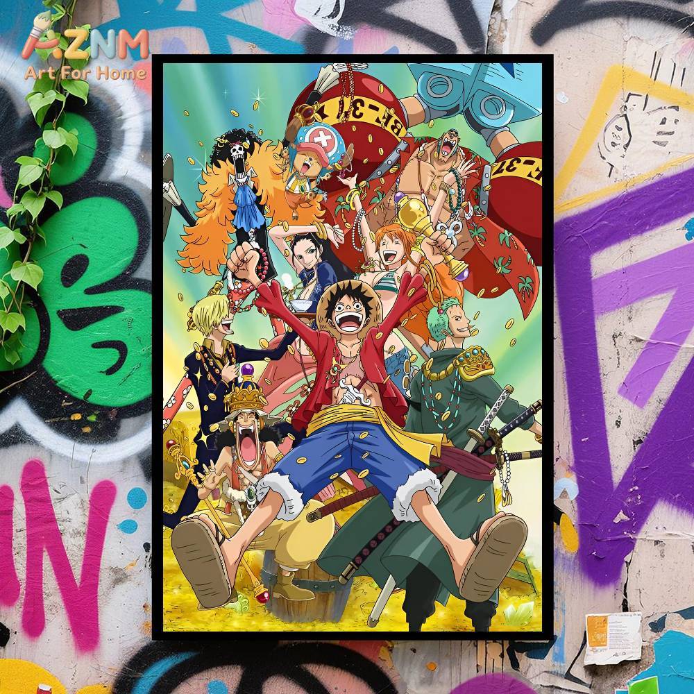 AZNM One Piece Unframed Canvas - Geometric Wall Art recension och pris