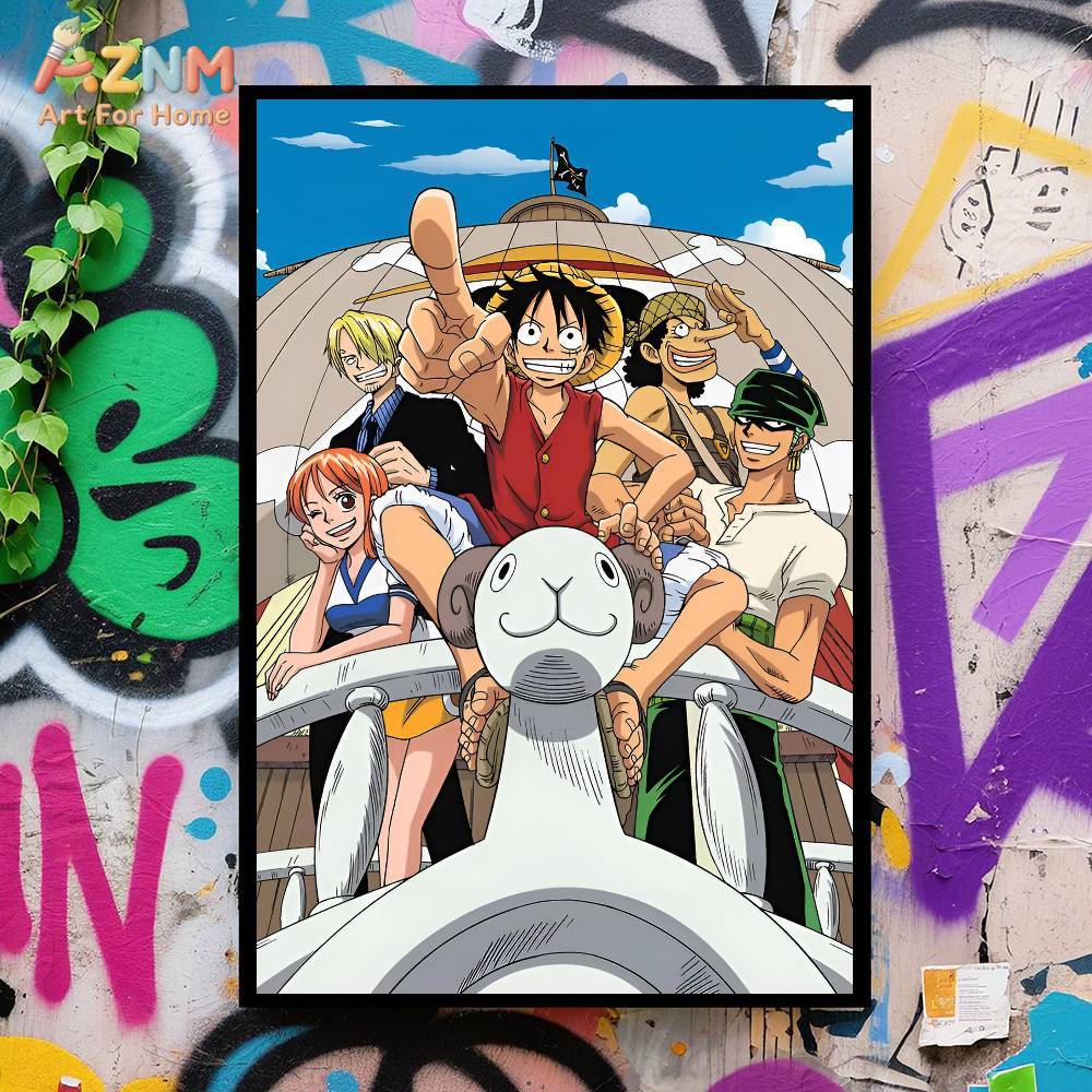 AZNM One Piece Unframed Canvas - Geometric Wall Art recension och pris