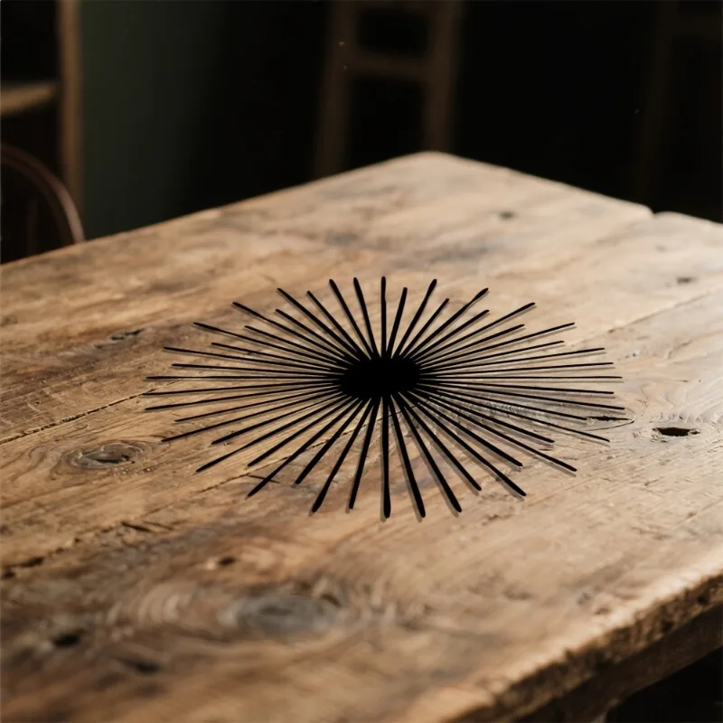 Modern 2D Flat Sunburst Metal  - Home Decor Aesthetic Pinterest recension och pris