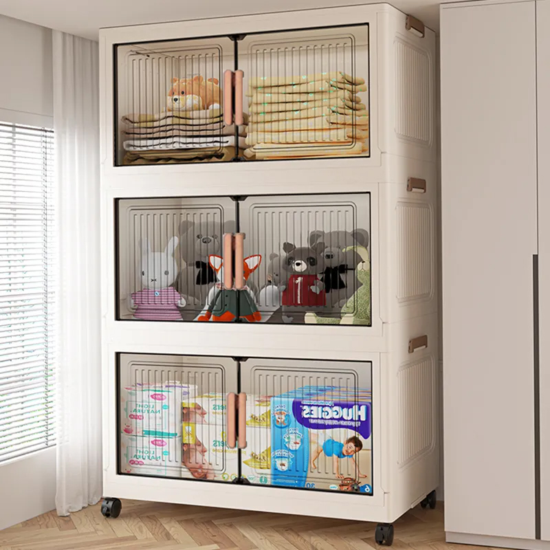 Foldable Dustproof Storage Cab - Home Decor Organizer recension och pris