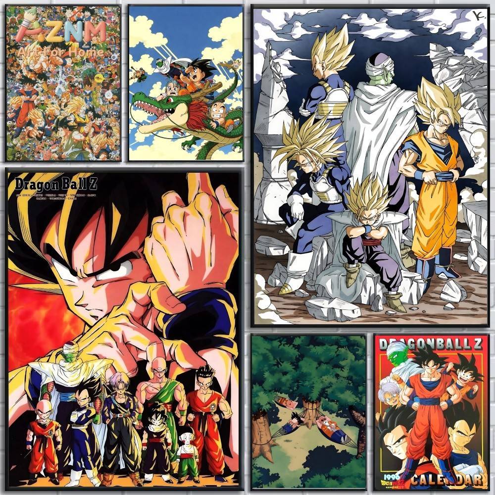 AZNM Dragon Ball Z Unframed Ca - Geometric Wall Art recension och pris