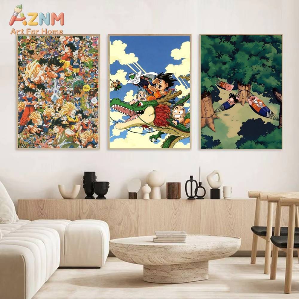 AZNM Dragon Ball Z Unframed Ca - Geometric Wall Art recension och pris
