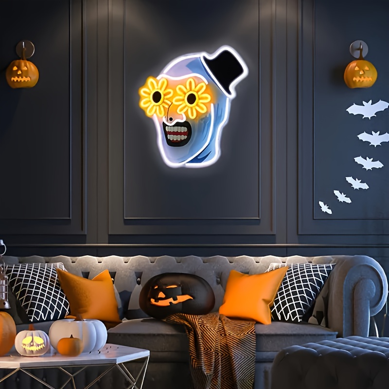 Clown Ghost Head Neon Sign Hoi - Home Decor Nearby recension och pris