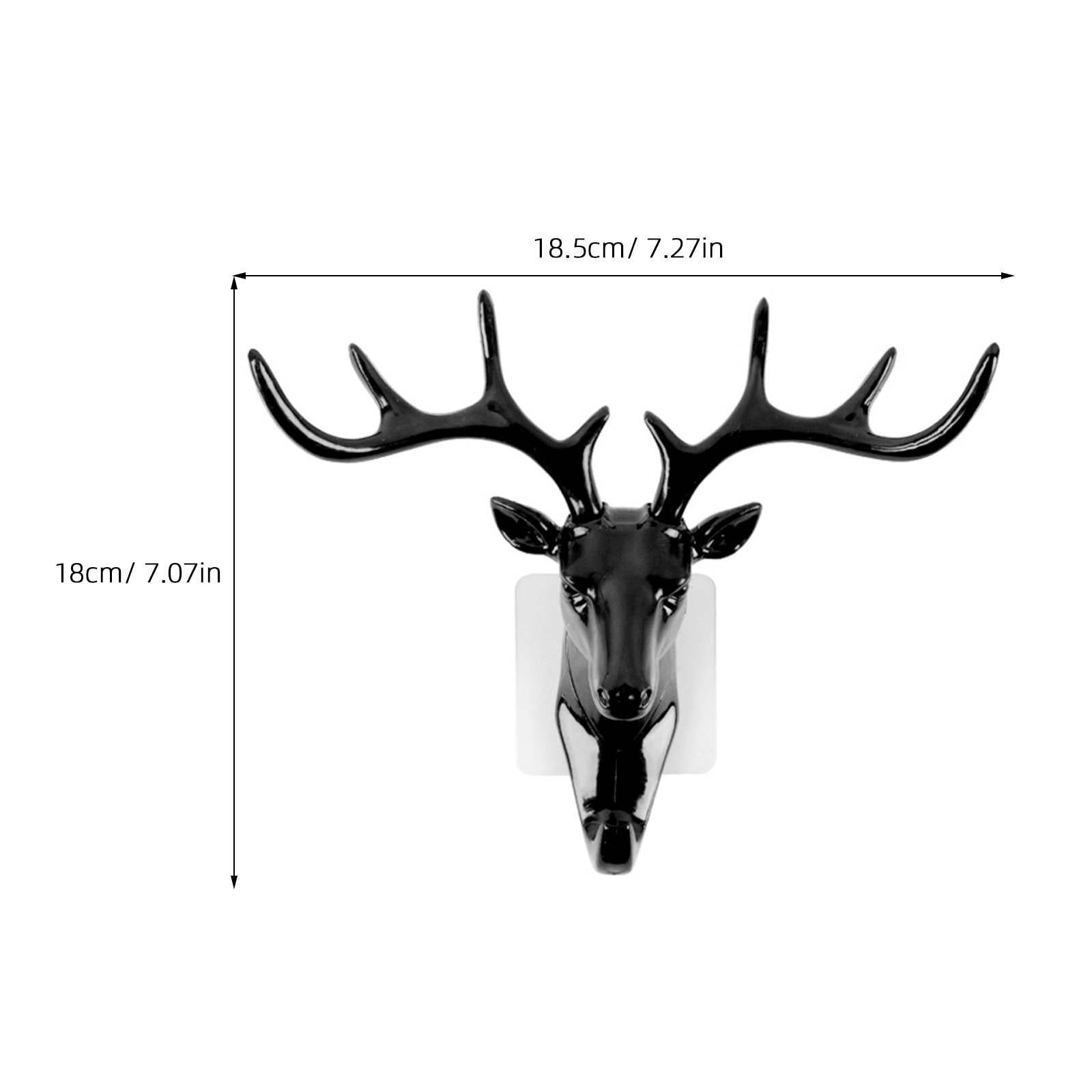 6Pcs Deer Head Wall Hook Antle - Home Decor Organizer recension och pris