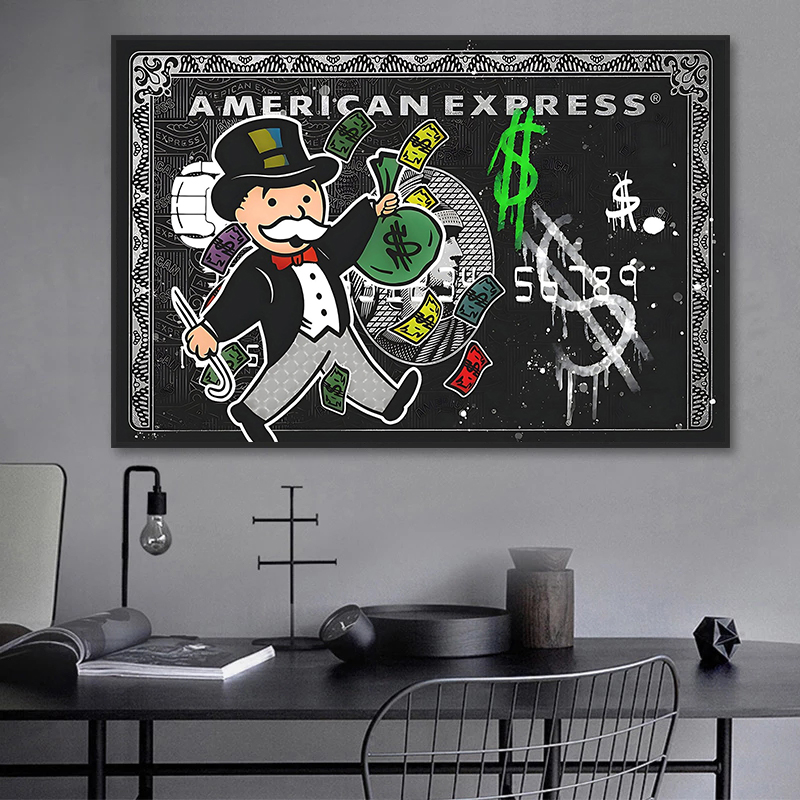 1pc frameless,Alec Monopoly Ex - Home Decor Express recension och pris