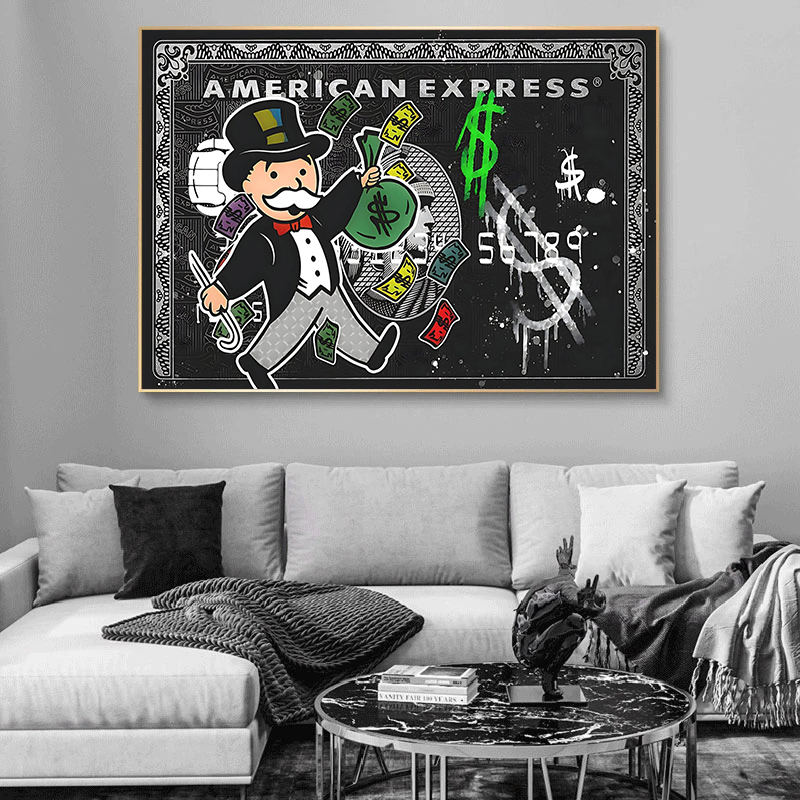 1pc frameless,Alec Monopoly Ex - Home Decor Express recension och pris