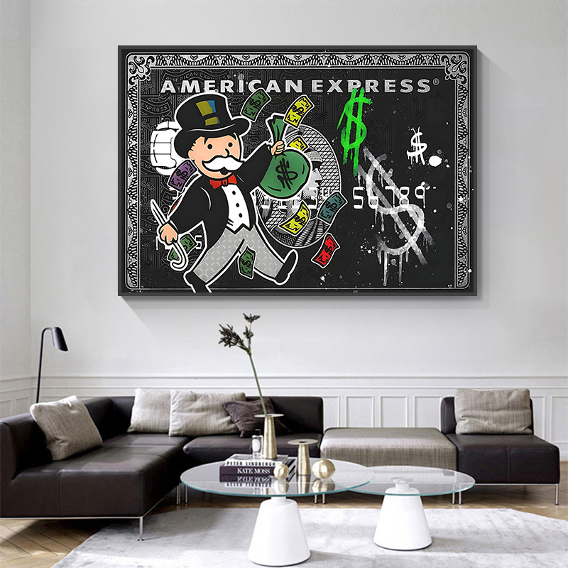 1pc frameless,Alec Monopoly Ex - Home Decor Express recension och pris