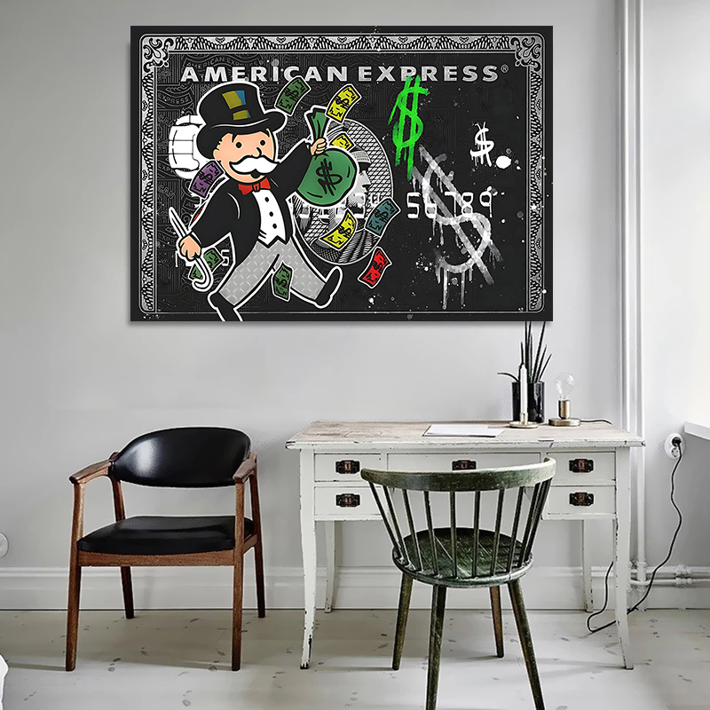 1pc frameless,Alec Monopoly Ex - Home Decor Express recension och pris