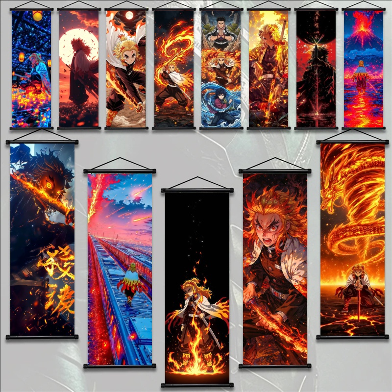 Demon Slayer Kyojuro Rengoku H - Home Decor On Wall recension och pris