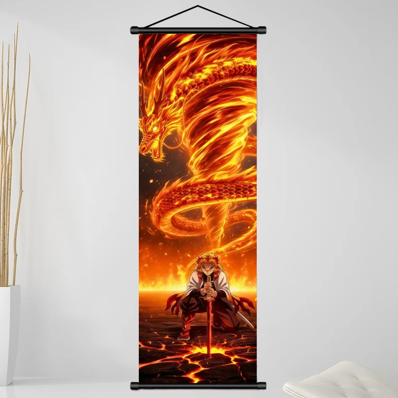Demon Slayer Kyojuro Rengoku H - Home Decor On Wall recension och pris