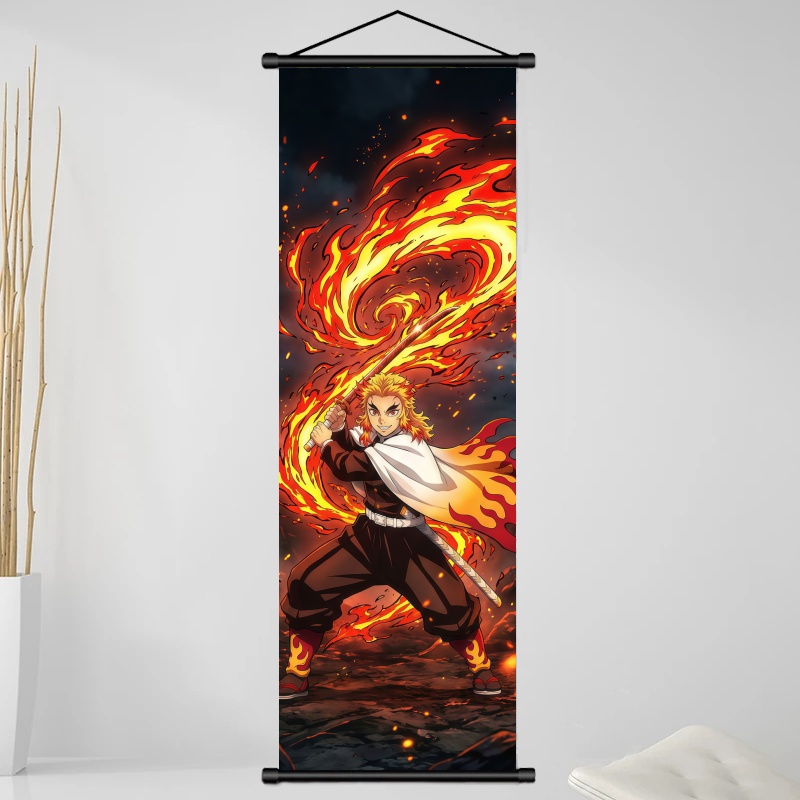 Demon Slayer Kyojuro Rengoku H - Home Decor On Wall recension och pris