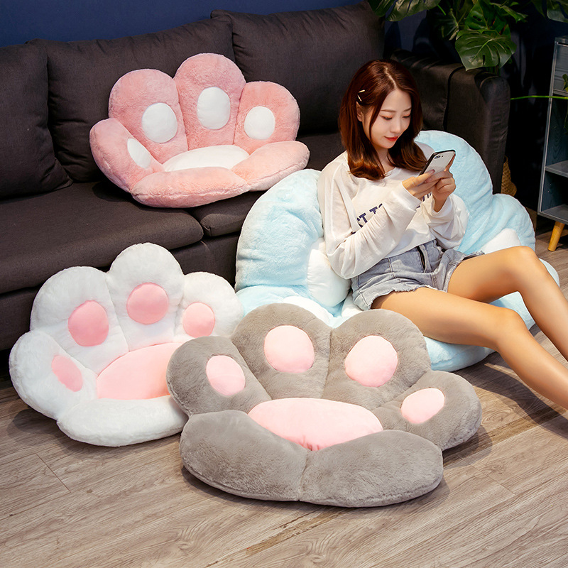 70cm INS Cute Cat Paw Cushion  - Home Decor Aesthetic Pinterest recension och pris