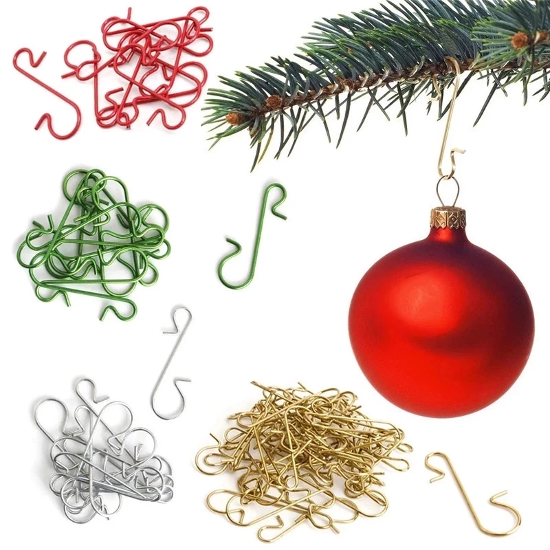 50Pcs Christmas Ornament Hooks - Home Decor Xmas Tree recension och pris