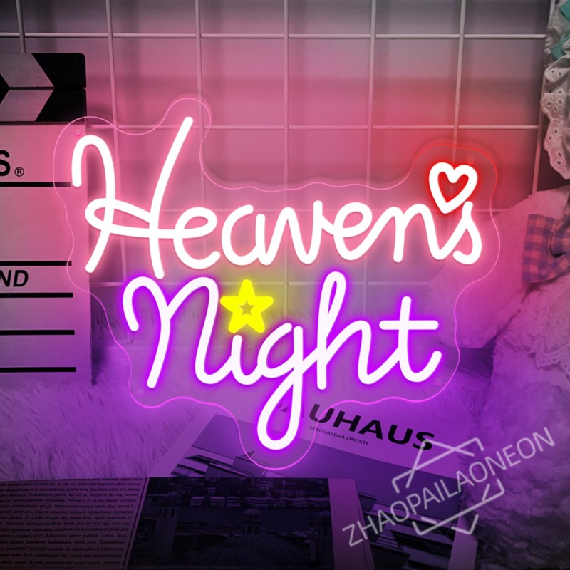 Heavens Night Neon Signs Game  - Home Decor Nearby recension och pris