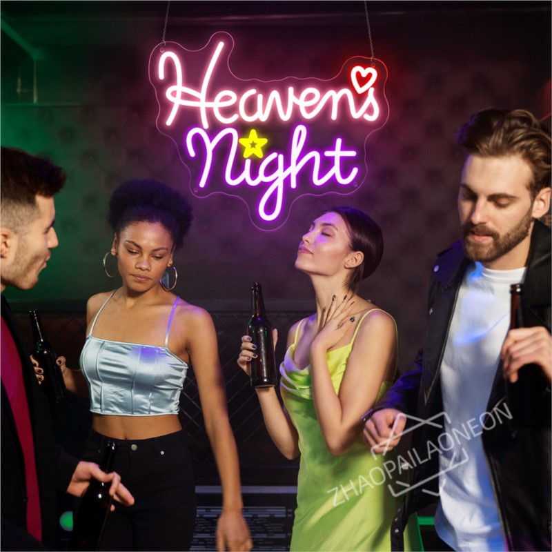 Heavens Night Neon Signs Game  - Home Decor Nearby recension och pris