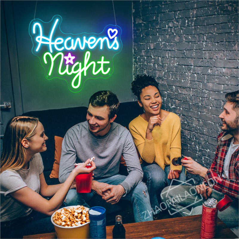 Heavens Night Neon Signs Game  - Home Decor Nearby recension och pris