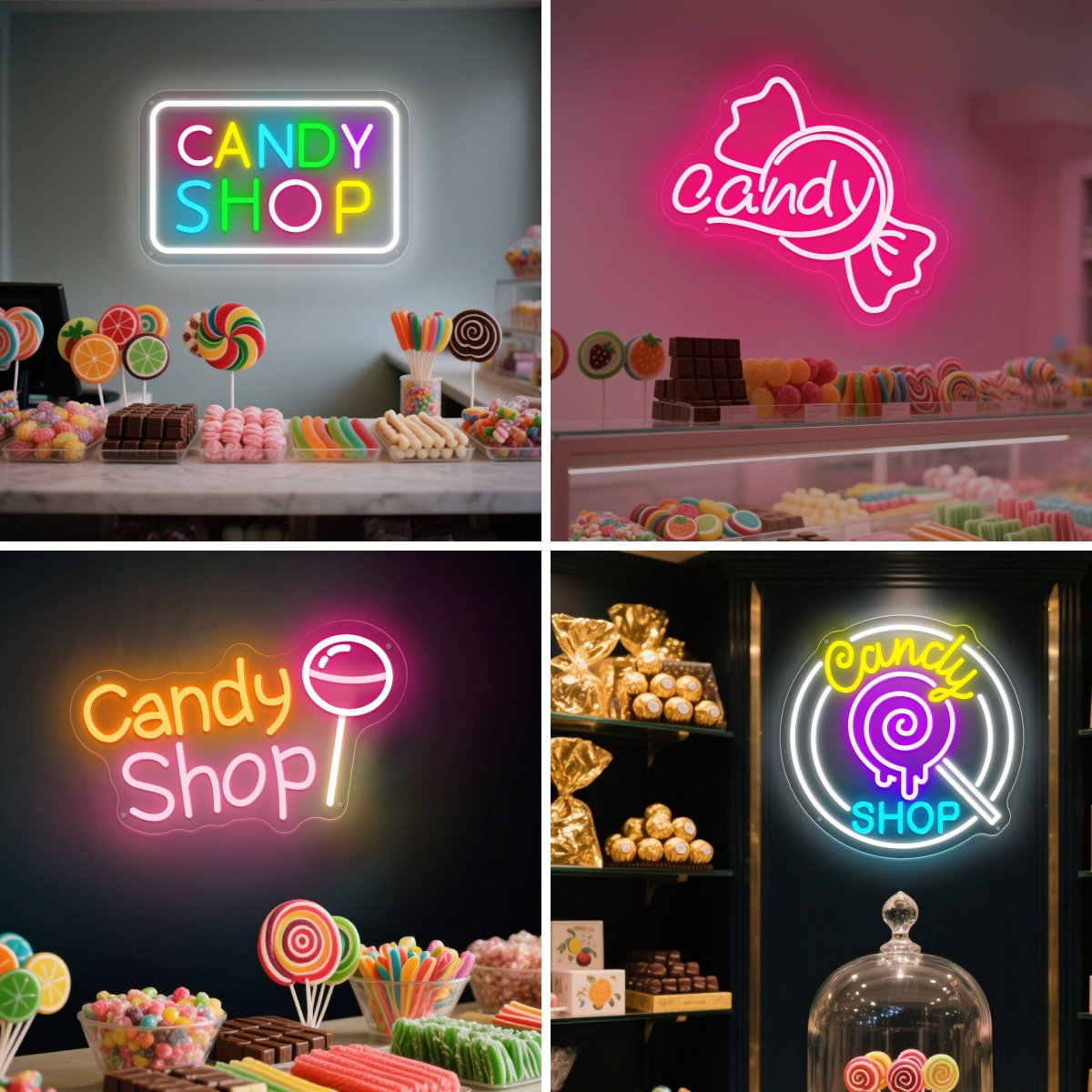 Candy Shop  LED Neon Candy USB - Home Decor Nearby recension och pris