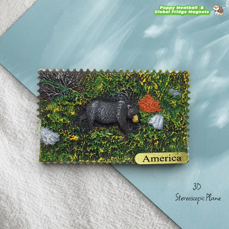 Alaska, USA 3D Black Bear Crea - Home Decor Usa recension och pris