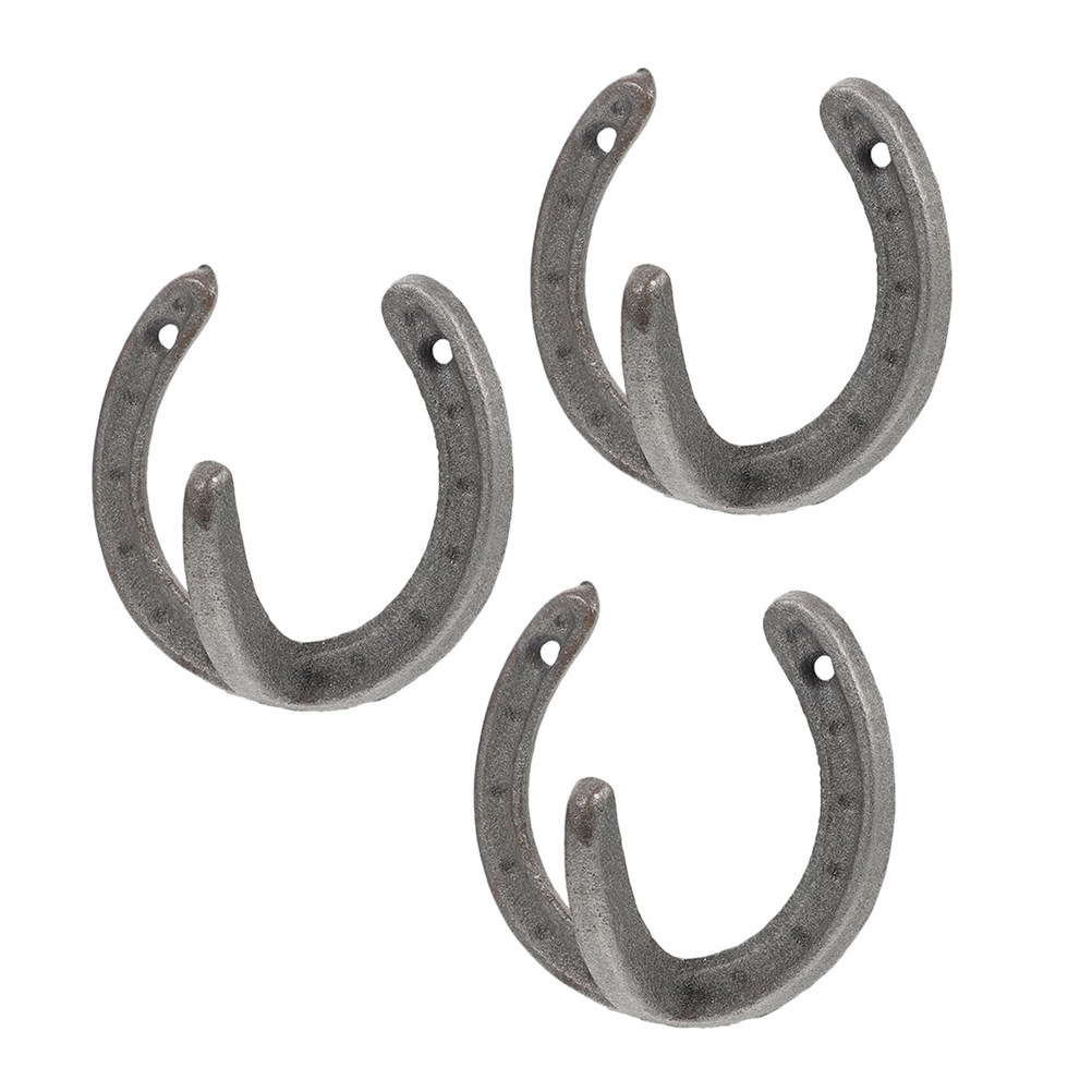 3Pcs Horseshoe Shape Wall Hook - Home Decor Organizer recension och pris