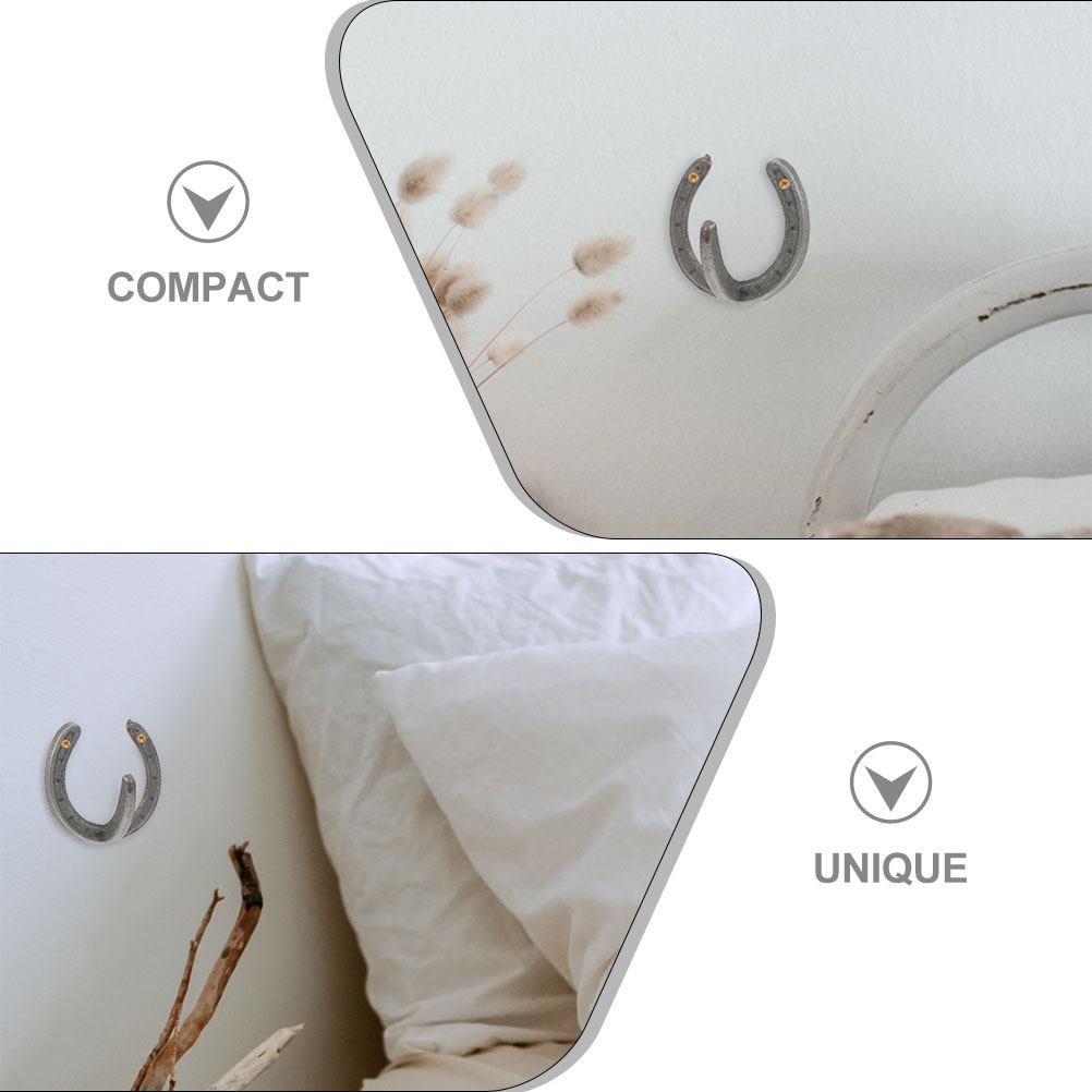 3Pcs Horseshoe Shape Wall Hook - Home Decor Organizer recension och pris