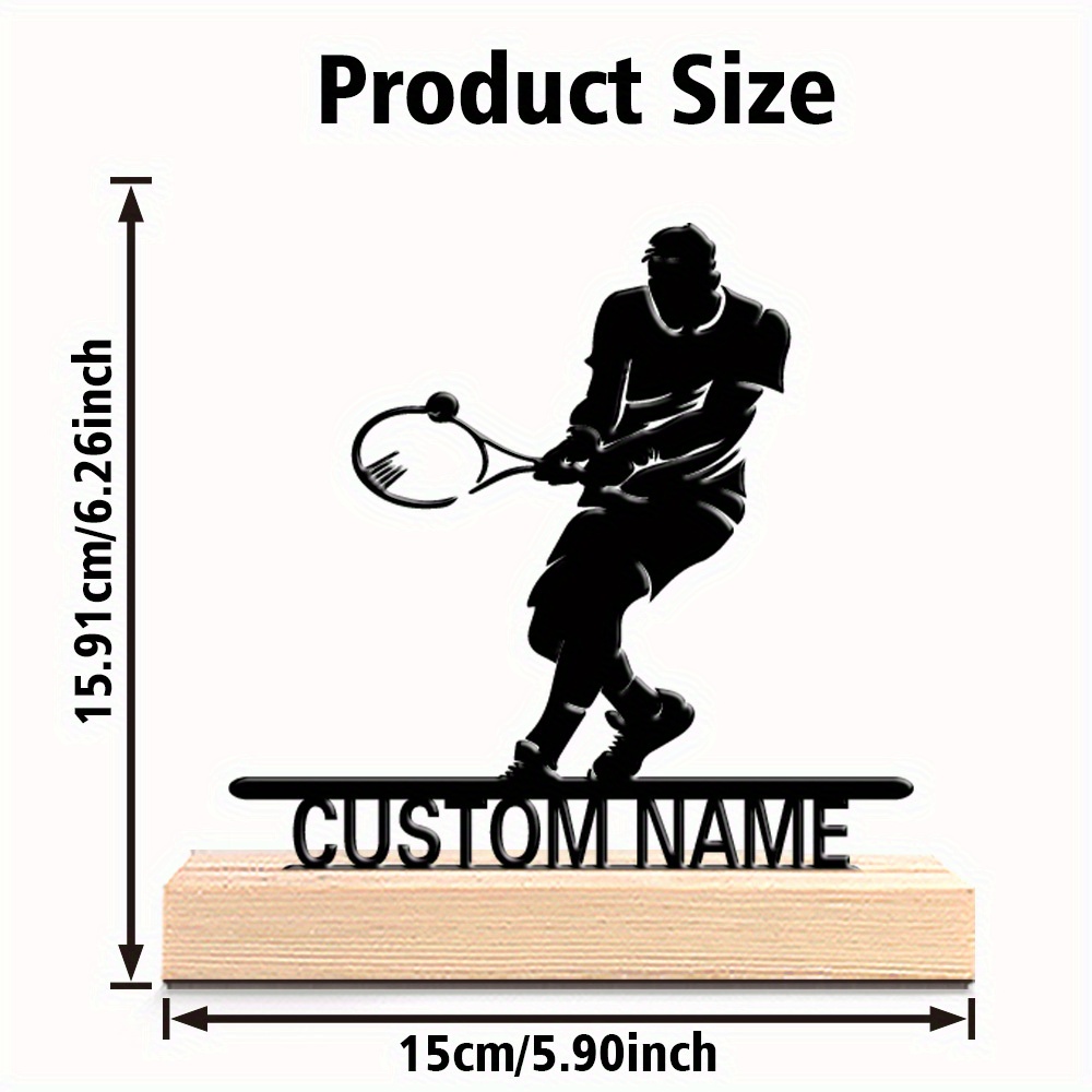 Personalized Tennis Player Met - Home Decor Nz recension och pris