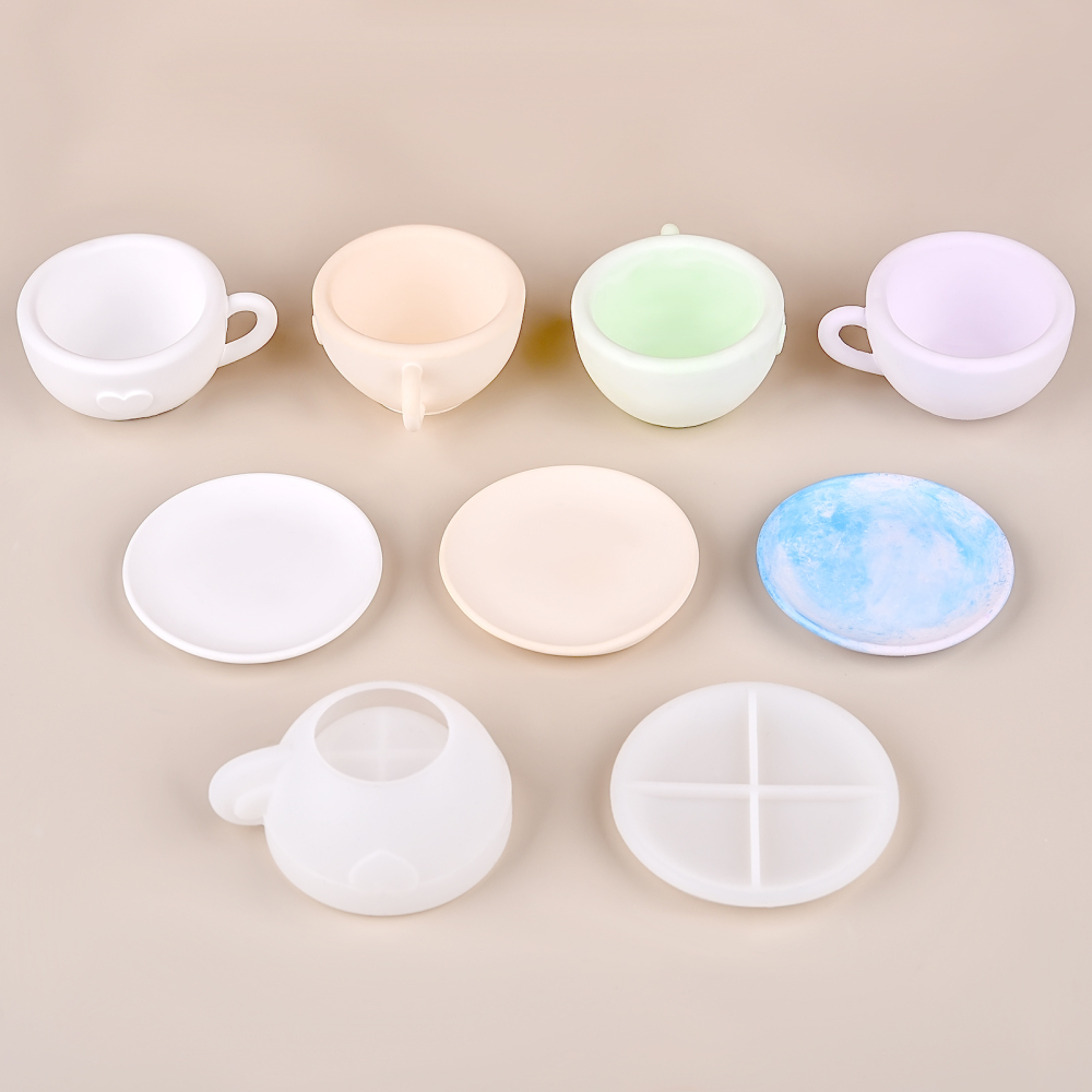 3D Tea Cup Love Silicone Mold  - Home Decor Handicraft recension och pris