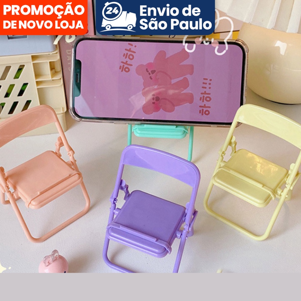 Cute Chair Phone Holder Stand  - Home Decor Organizer recension och pris