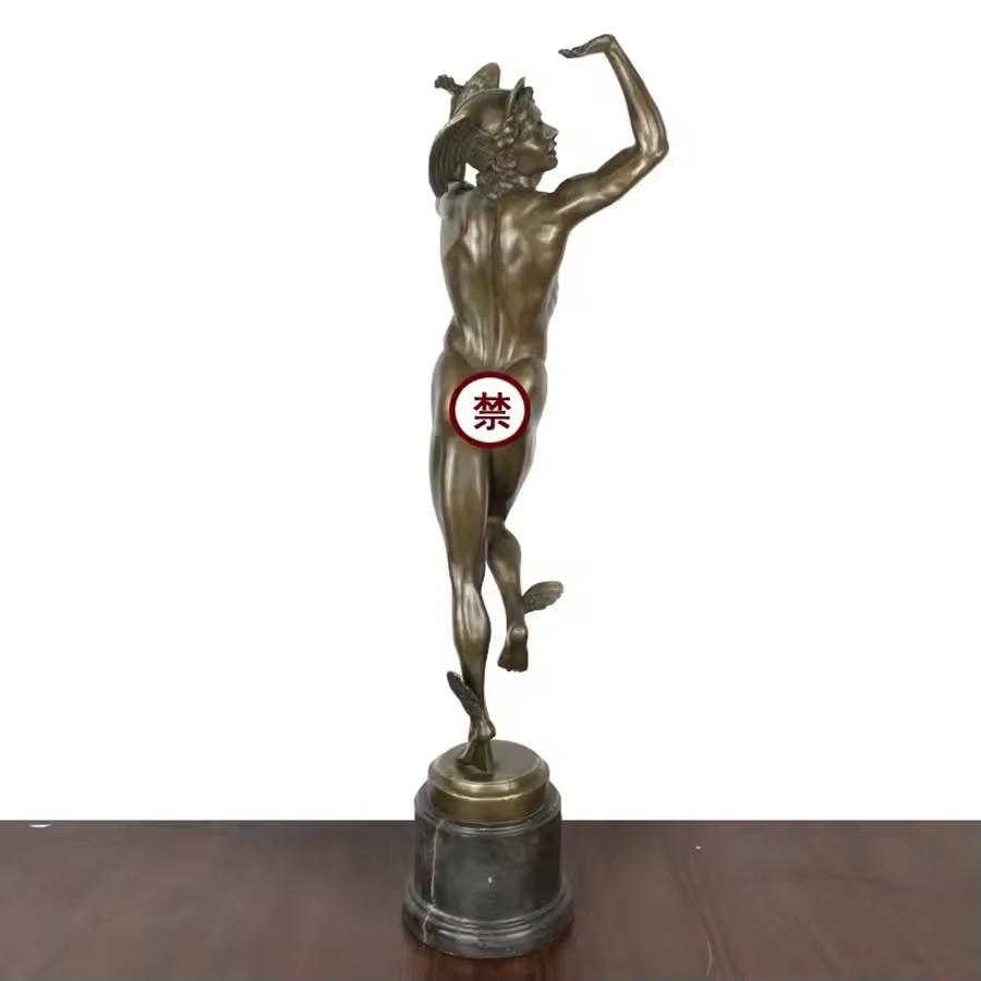 Bronze Greek Hermes Roman Merc - Home Decor Hermes recension och pris