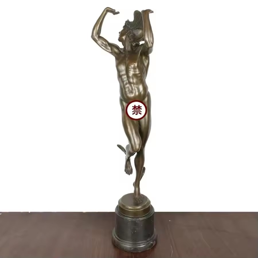Bronze Greek Hermes Roman Merc - Home Decor Hermes recension och pris