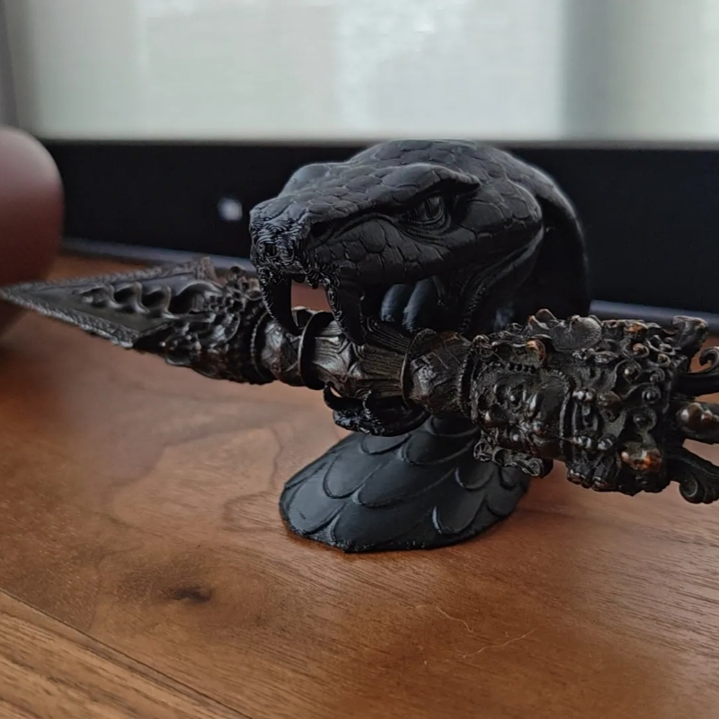 Cobra Skull Sculpture Car Home - Home Decor Habitat recension och pris