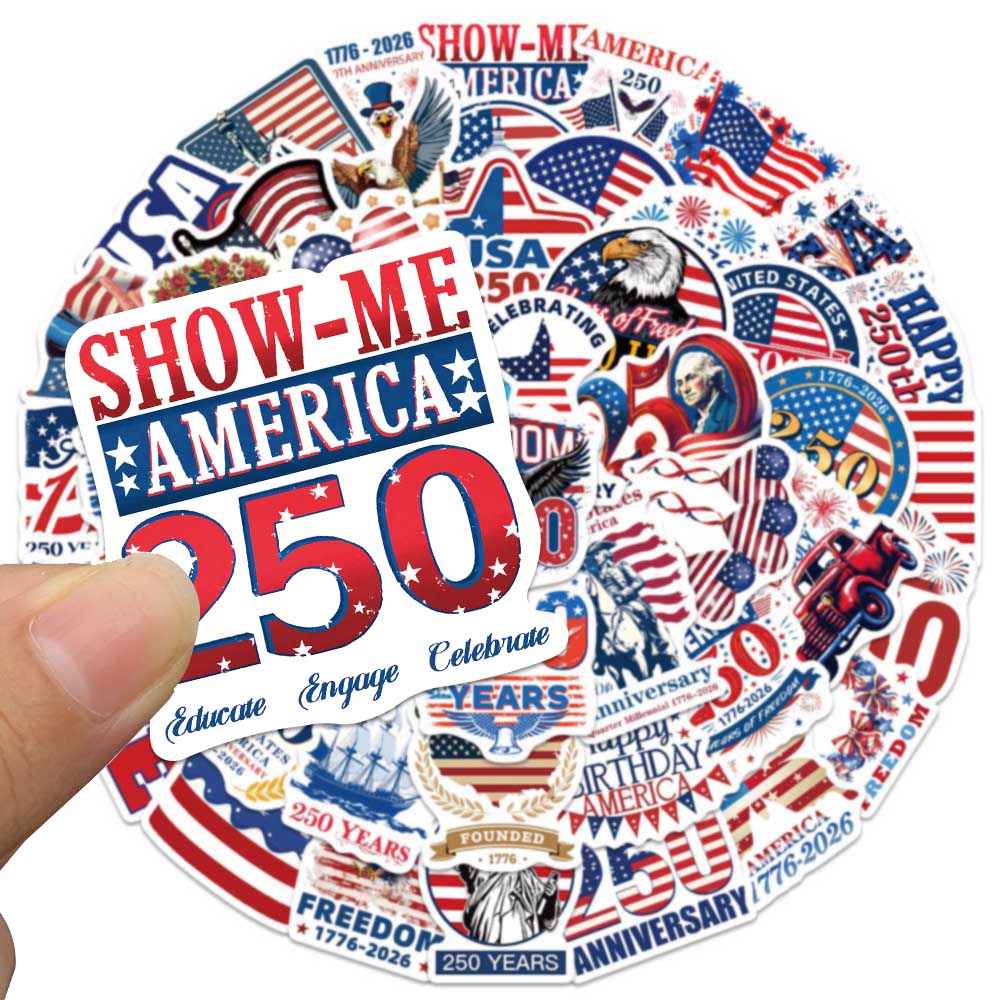 50PCS USA Patriotic Anniversar - Home Decor Usa recension och pris