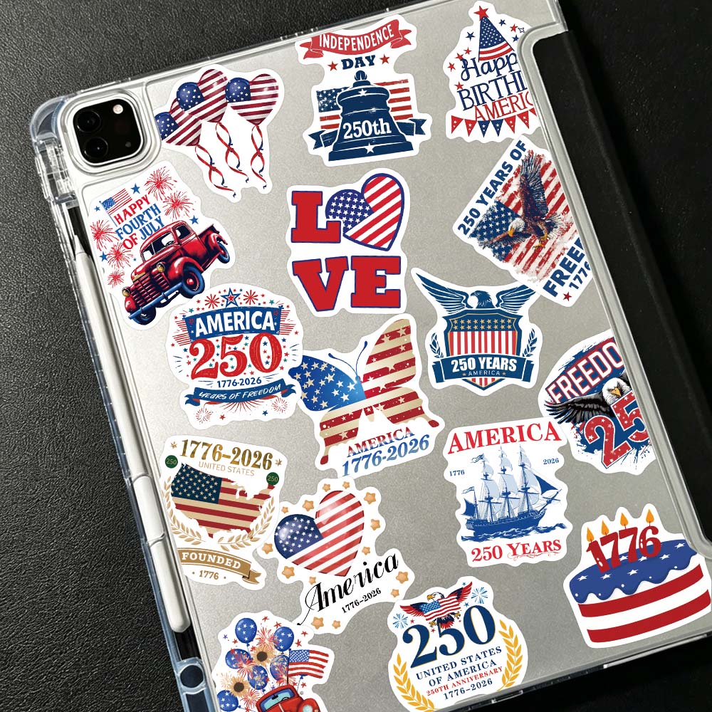 50PCS USA Patriotic Anniversar - Home Decor Usa recension och pris