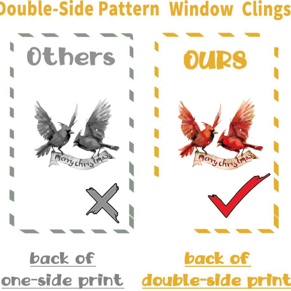 9pcs Christmas Window Decals C - Home Decor Xmas Tree recension och pris