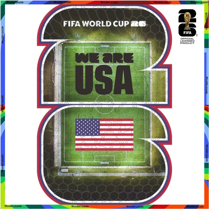 FIFA World Cup Wooden Puzzles  - Home Decor Usa recension och pris