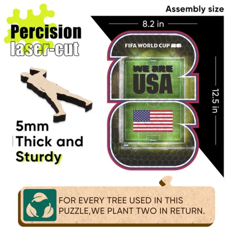 FIFA World Cup Wooden Puzzles  - Home Decor Usa recension och pris