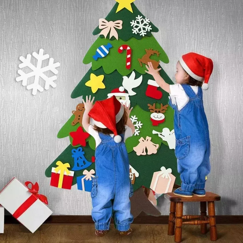 Kids DIY Felt Christmas Tree C - Home Decor Xmas Tree recension och pris