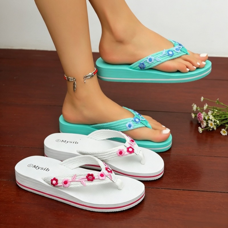 Women Casual Slippers Flower D - Home Decor Flowers recension och pris