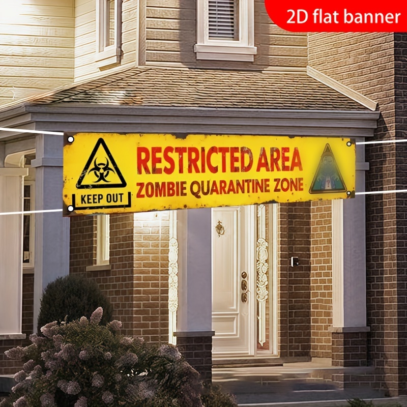 Halloween Zombie Quarantine Zo - Home Decor Nearby recension och pris