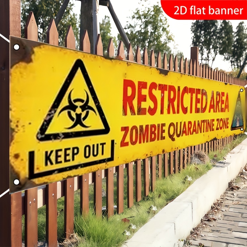 Halloween Zombie Quarantine Zo - Home Decor Nearby recension och pris