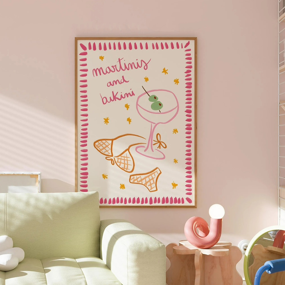 Colorful Shell Poster Set Prin - Home Decor Aesthetic Pinterest recension och pris