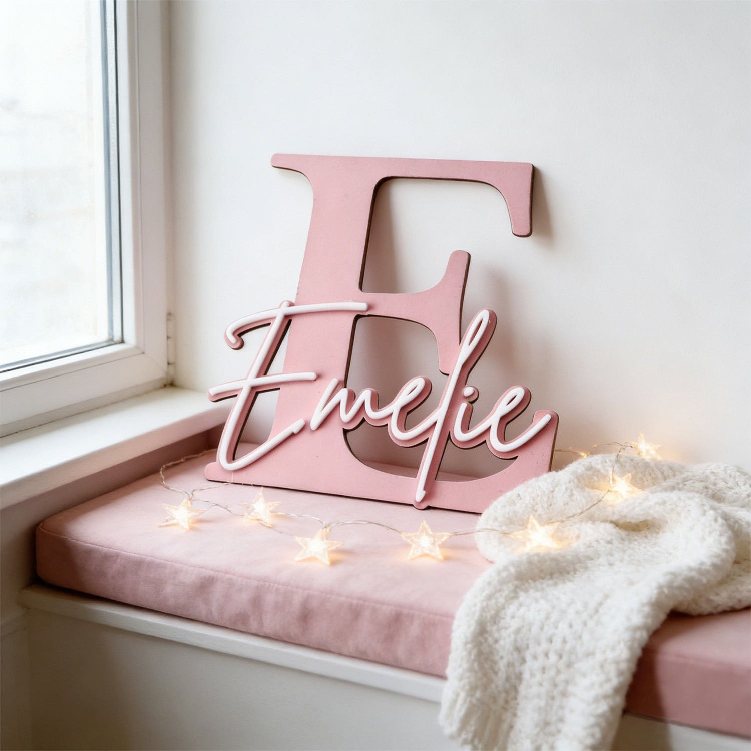 1pc Double-layer Wooden Name D - Home Decor Unique recension och pris