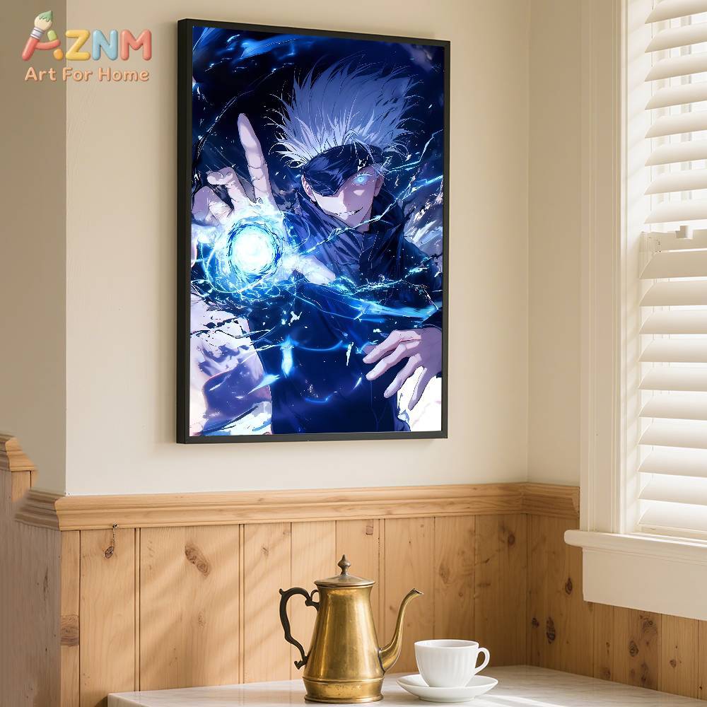 AZNM Jujutsu Kaisen Gojo Sator - Geometric Wall Art recension och pris