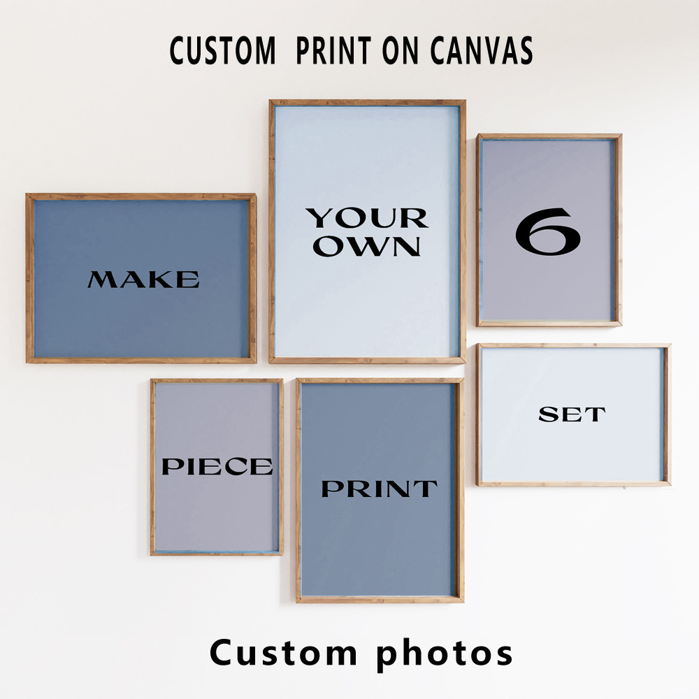 6pcs/set Custom Canvas Prints  - Home Decor Aesthetic Pinterest recension och pris