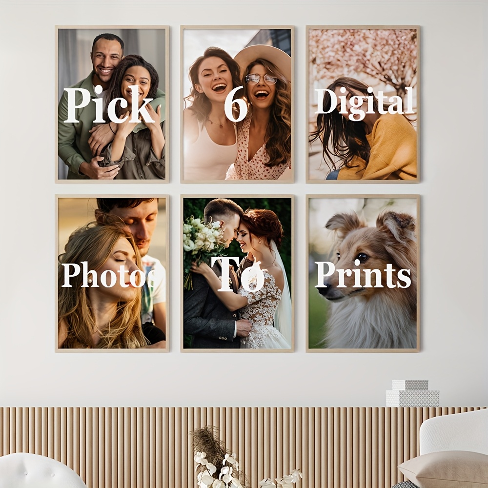 6pcs/set Custom Canvas Prints  - Home Decor Aesthetic Pinterest recension och pris