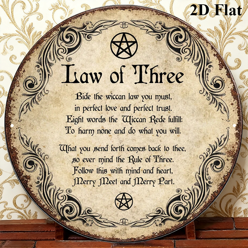 CIFBUY Vintage Wicca Triple Go - Home Decoration recension och pris