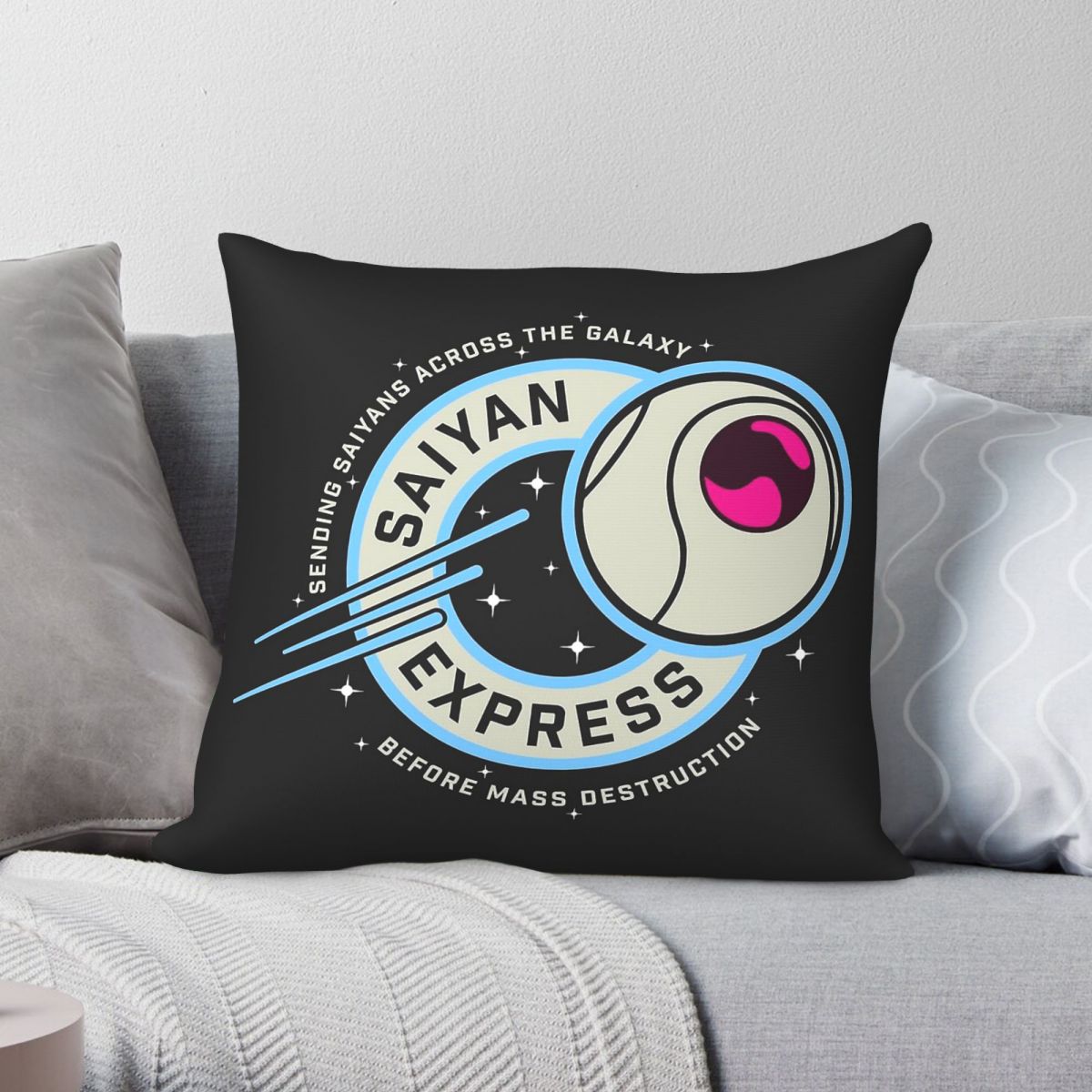 Saiyan Express Badge Pillowcas - Home Decor Express recension och pris